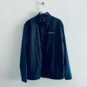 Cutter & Buck The Players navy zip up lightweight jacket